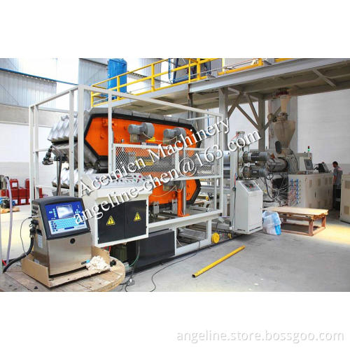 Plastic composite roof tile forming machine
